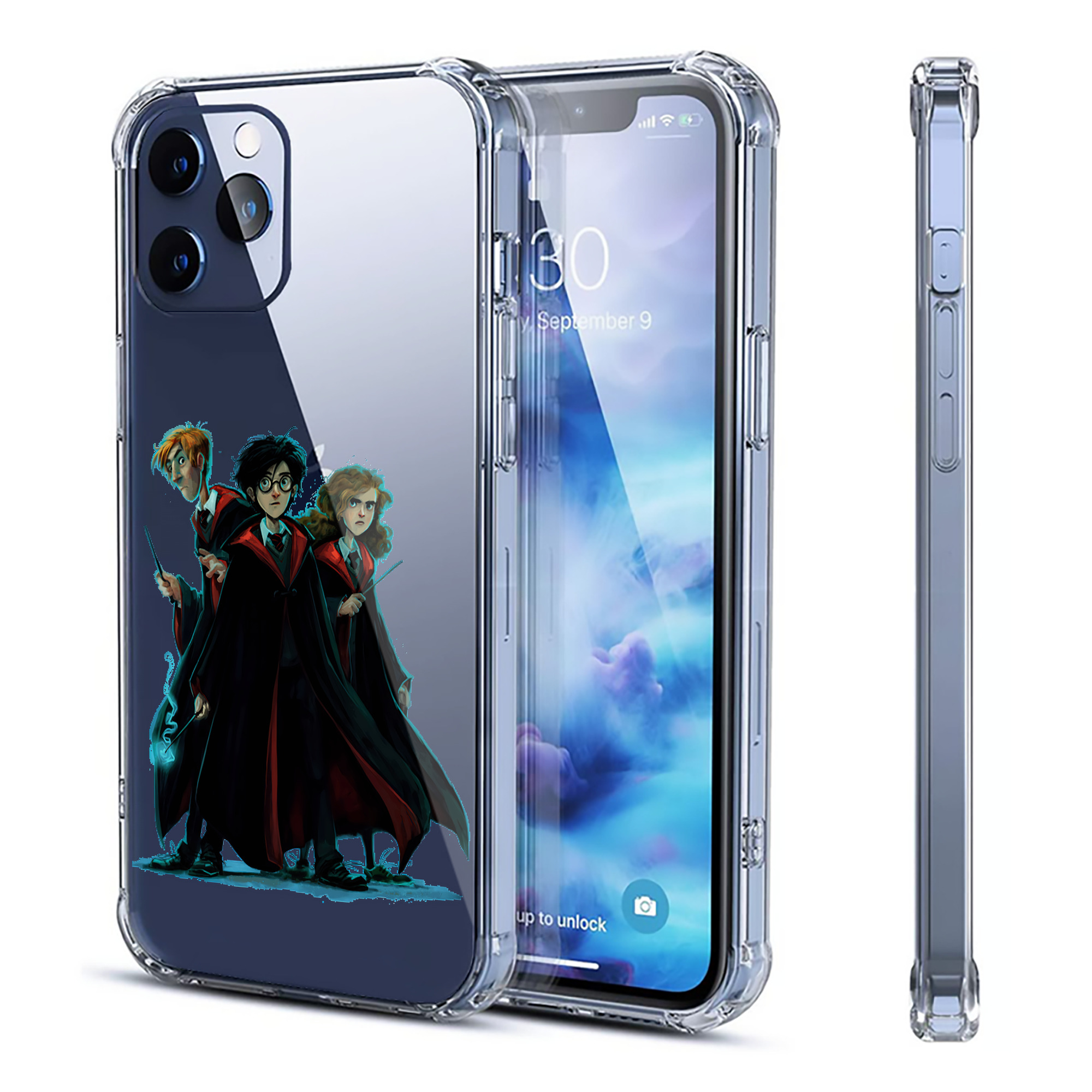 （画像用） Harry Potter ハリー・ポッターシリーズ 【iPhone 12シリーズ対応】透明スマホケース（クリアソフトケース）